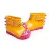 Lunghezza interna 11,8-18,8 cm Dinosauro cartone animato per bambini Squalo Stivali da pioggia in gomma antiscivolo Jelly RainShoes 3 colori per bambini 1-6 anni