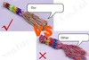 Women Men DIY Charm Rope Chain Bracelets Multicolor Jewelry Braid Strands Friendship Cord Kids Hand Tied Bangle Gift Girl Waistban7943978