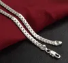 Mode Mens Womens Smycken 5mm 18k Guldpläterad Kedja Halsband Armband Lyx Miami Hip Hop Chains halsband Presenter Tillbehör