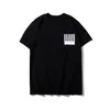 Mens Designer T Shirt High Quality Loose Fit Men Women Hip Hop Short Sleeve Black White Fashion Mens Round Neck Tees174S