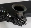 Professional New japonais SUZUK Tenor Saxophone bémol instrument de musique Woodwide Noir Nickel Or Sax cadeau