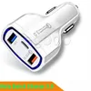 35W 7A 3 portas direto carregador tipo C E USB Car Charger QC 3.0 Com Quick Charge 3.0 Tecnologia para o telefone móvel GPS Power Bank Tablet PC