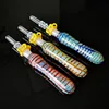 Nieuwe Heady Glass Nectar Collector met 10mm Quartz Tips Keck Clip Smoking Pipe Nector Collector Kit 2 stijlen