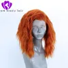 Loose Wave Lace Front Simulation Human Hair Wigs för svarta kvinnor Pre Plocked Naturlig hårlinje med Baby Hair Syntetic Short Bob Wig