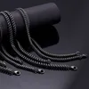 KN80884-K 4mm/ 5mm long 66cm/ 76mm vintage noir en acier inoxydable Lien Chaîne collier pour hommes garçons bijoux cadeaux cadeaux de vacances