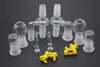 Wholesale glass oil Reclaim Ash Catcher 14mm 18mm Male Female Joint Glass Adapter With button For Glass oil rig Bong