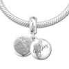 2019 Mother039S Day 925 Sterling Silver Jewelry Forever Sisters Dangle Charm Beads fits Ra Braceletsネックレス