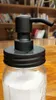 Black Mason Jar Soap Dispenser Lids Rust Proof 304 Stainless Steel Liquid Pump for Kitchen and Bathroom -Jar not Included