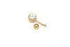 Nieuwe 316L Chirurgische stalen navel ringen Crystal Rhinestone Belly Button Navel Bar Ring Body Sieraden Piercing WCW711