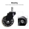 Kantoorstoel Caster Wheels Roller Rollerblade Stijl Castor Wheel Vervanging (2.5 inches)