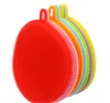 8 colors Magic Silicone Dish Bowl Cleaning Brushes Scouring Pad Pot Pan Wash Brushes Cleaner Kitchen