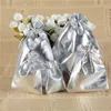 New 5 sizes Fashion Silver Gold Plated Gauze Satin Jewelry Bags Jewelry Christmas Gift Pouches Bag 6x9cm 7X9cm 9x12cm 10*15cm 13x18cm