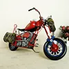 SM Ferro Cross-country metal motocicleta Toy Modelo, Ornamento retro estilo handmade, Xmas Kid presente de aniversário, Coleção, Decoração, SMT5218