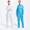 Anti-static Clothing Dust-free Workshop Woven Work Clothes Food Dust Clothing Siamese Hooded Factory Intimate Protection