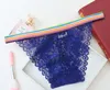 Rainbow Underwear Women Sexy Lace Panties Transparent Womens Briefs Seamless G String Thong Lingerie drop ship