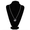 Glanzende trendy geit dier hanger ketting charms voor mannen vrouwen goud zilver kleur cubic zirkoon hiphop sieraden geschenken