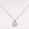 Fashion new Design Brand Heart Love Necklace for Women Stainless Steel Accessories Zircon Heart Love Necklace For Women Jewelry