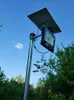 100W exterior LED Solar rua segurança IP67 luzes de inundação Branco 6500K 208 LEDs Auto On / Off com controle remoto e Multi-Funcional