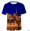 Notre Dame De Paris T-Shirt 3D Print Tops Summer Women Men Clothes Female Casual Short Sleeve Shirts Plus Size Blusas Costume Vestidos B5117