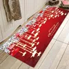 Tapijten Sisher Christmas Mat Long Floor Tapijt voor Woonkamer Gedrukt Deurmat Decor Keuken Badkamer Antislip Tapijt Polyester Carpet1