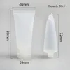 50 x 30ml Clear Frost mildy wash soft tube butter 1oz hand cream PET Cosmetic Container