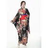 Tradycyjna japońska dziewczyna kwiat gejsza Kimono Vintage kobiety kostium sceniczny Cosplay piekło dziewczyny Enma kobiety Sakura Suit1255Y