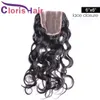 Closures Hand Tied Brazilian Body Wave Lace Closure 6x6 Swiss Lace Virgin Human Hair Closure Pre Plucked With Baby Hair Wavy Straight Top C