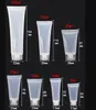 En gros 5 ml 10 ml 15 ml 20 ml 30 ml 50 ml 100 ml Lotion en plastique transparent Tubes souples Bouteilles Conteneur Vide Cosmétique Maquillage Crème Conteneur