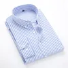 Shirt Men 2019 Striped Long Sleeves Mens Dress Shirts Camisa Masculina Spring Summer Brand Casual Male Shirt Tops Plus size 5XL