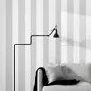 熱い販売の壁紙白い灰色の縞スタイルの壁紙家の装飾の壁紙diy壁紙Papel de Parede