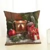 Noworoczne dekoracje świąteczne do domu 2020 ozdoby świąteczne navidad impreza dekoracyjna konfigurowalna pokrywę poduszki