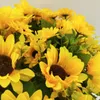 Fiori artificiali girasoli seta sole fiore fiori di seta decorazione della casa fiori da tavola decorazioni di nozze fai da te