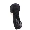 Kids Silky Durags Bandanas Turban Hat do lado de fora da costura du-rag garotos de seda durag ondas boné acessórios para cabelos na cabeça da cabeça