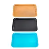 Rolling Tray Plastic Tabak 18x12cm S-maat Klein Handroller Roll Tin Pure Color Case Spice Sigarettenbord Kruidenpapierladen voor 1540134