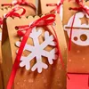 Presente de Natal saco de doces caixa de biscoito Caixa Caixas de Natal e embalagem de presente Bags Embalagem Suprimentos Decoração de Natal HH9-A2583