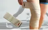 AOLIKES 1 PAIR 180 * 7,5 cm Hög elastisk Bandage för knä Elbow Ben Compression Bandagem Elastica Sportband Vendas Par Deporte