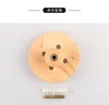 maple Wood Button Hooks 9X9cm Home Decor Knobs Wall Hanger with Nail Natural Button Handrail Wall Storage Shelf Rack DHL