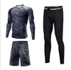 Sports Lange Mouwen Stretch Ademend Yoga Pak voor Mannen Running Snelheid Dry Ademend Training Fitness Suit