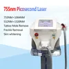 إزالة الوشم العناية بالبشرة آلة ليزر بيكوسموند 1064nm 532nm 755mm Pico Laser Removal Removal Reflevenation Salon Salon Clinic