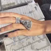 Moda- Tassel anéis com estrela Escova Peso cerca de 21gr Pure Sterling Silver Jewelry Big Cocktail Anel de noivado do casamento