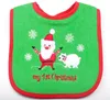 Baby Bib Baby Kerstmis Bib Geborduurde Waterdichte Bib Handdoek / Baby en Kinderen Saliva Handdoek Baby Bibs