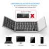 Składana klawiatura Bluetooth Bezprzewodowy telefon komórkowy Tablet Keyboardy Obsługa ekranu Dotykowy systemu Windows Android IOS