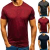 T-shirty męskie proste kreatywne mężczyzn Slim Shirt Man Man Man T-shirt krótkie rękawowe ubrania Tee Summer Sportswear Bezpłatna wysyłka 9tzu