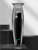 VGR-030 Professionele Waterdichte haar Trimmer Display Heren Haar Clipper Grooming Low Noise Clipper Titanium Ceramic Blade Adult Razor