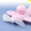 USB Pocket Fan Aeroplane Rechargeable Summer Ourdoor Fan Summer Best Gift for Friends USB Airplane Shape Fans