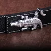 Fashion Luxury Belt Burchle Belts Designer Design de homens e mulheres de alta qualidade Crocodile Silver Biftles Ceinture