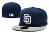 Ship Mens039S Padres Fitted Hat Flat Brim Team