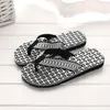 Pantoufles de massage confortables pour hommes, sandales à tongs, pantoufles pour la maison, pantoufles décontractées pour hommes Scuffs Flip Flops streetwear à la mode S