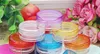 diamond shape empty cosmetic containers screw cap sample containers jar skin care cream jars pot tins