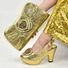 İtalyan Bayan Ayakkabı ve Çanta To Maç Seti Turuncu Renk Afrika Ayakkabı ve Çanta Setleri Ayakkabı Kadınlar 2020 Düğün Ayakkabı